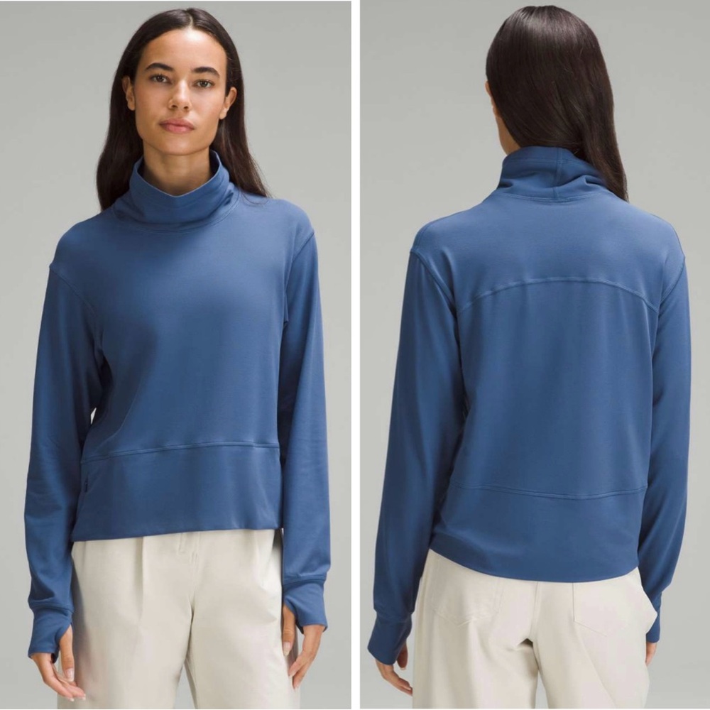 Lululemon Ready to Rulu Pullover in Pitch Blue Size 6